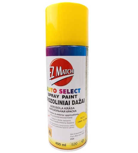 [196-08] Фарба аерозольна "EZ Match", жовта - 41