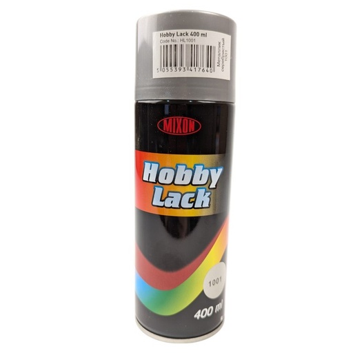[196-11] Фарба аерозольна Mixon "Hobby Lack", металік сріблястий -1001