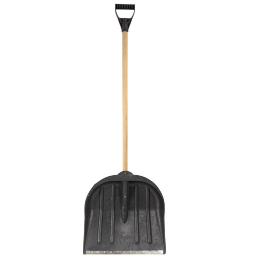 [238-20] Лопата для снігу "РОМАН", велика (45×42 см), чорна