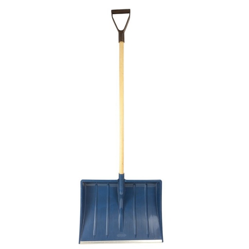 [238-22] Лопата для снігу "WOLFMANN", велика (53×39 см), синя