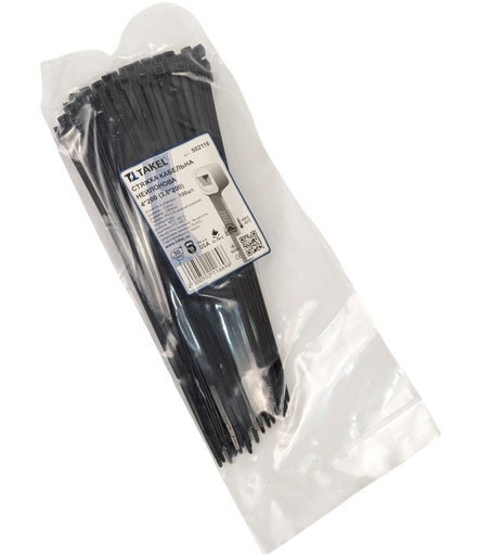 [198-26] Стяжка кабельна нейлонова 3,6х200  /100шт/