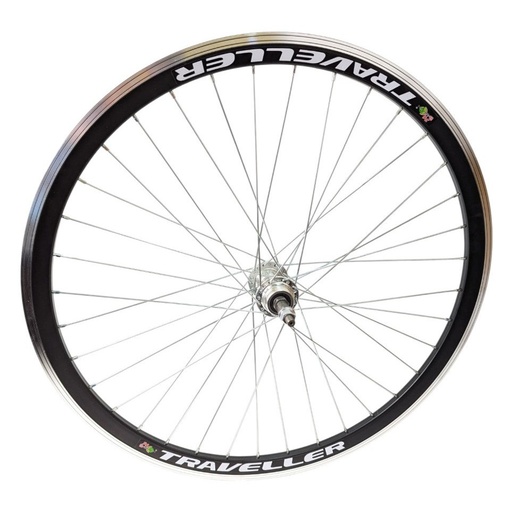 [012-513] Колесо 26 зад, обід [] Traveller 2-ний , втулка AL на промах 