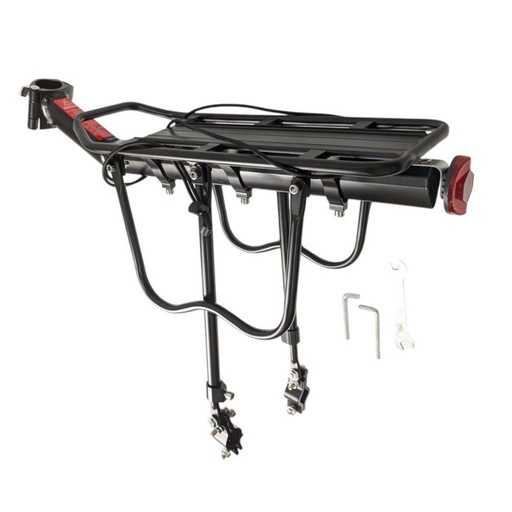 [125-73] Багажник консольний на трубу сідла AFT-134, алюміній 