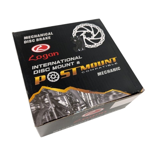 [096-27] Комплект дискових гальм Logan DX-2012 (2 супорта F160/R140+F180/R160, 2 диски Ø160) в коробці
