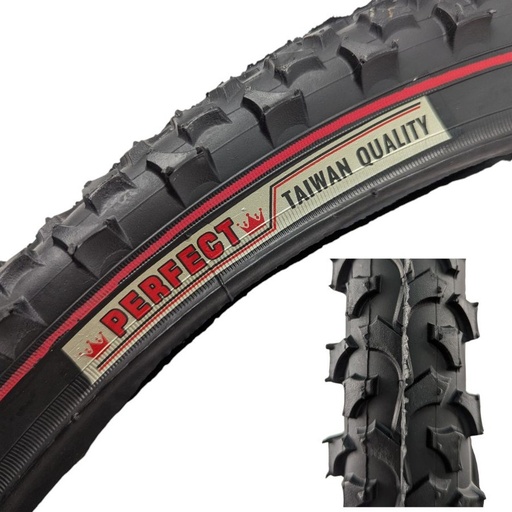 [156-03] Покришка 26-2.125 PERFECT (018) шипована, косичка