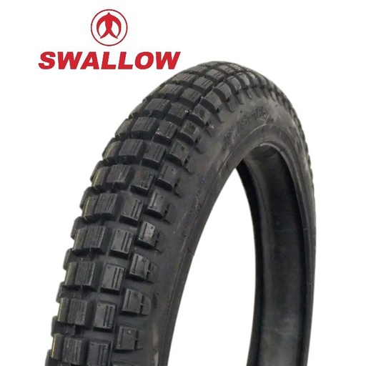 [184-05] Покришка "17"  2.50-17  SWALLOW Індонезія S-209 Trail шипована, камерна TT