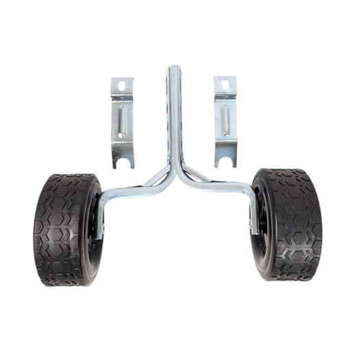 [128-46] Бокові дитячі колеса (Ø 12-20) HR18, пластмасові чорні широкі