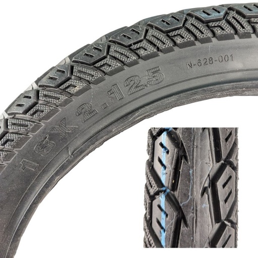 [171-62] Покришка 18х2.125 NLТ (628) TT посилена, на електровелосипед (E-Bike)