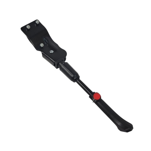 [129-75] Підніжка регульована 24-29 на перо, з кнопкою, сталева чорна