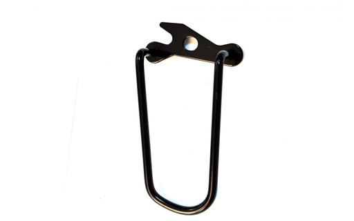 [114-24] Захист перекидки  задньої сталевий довгий чорний 