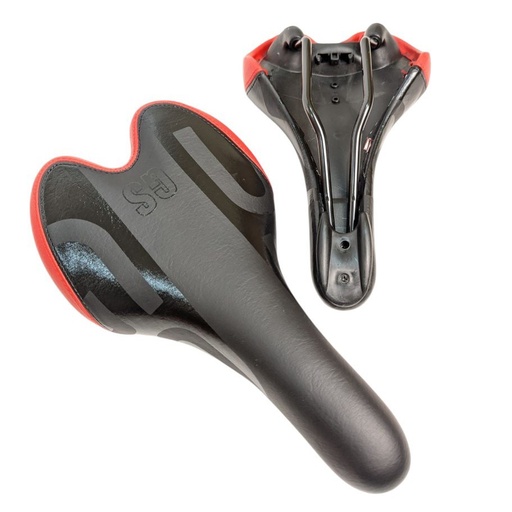 [060-44] Сідло мтв на глагол Grand Star GS-1512ВСD чорне-червоне