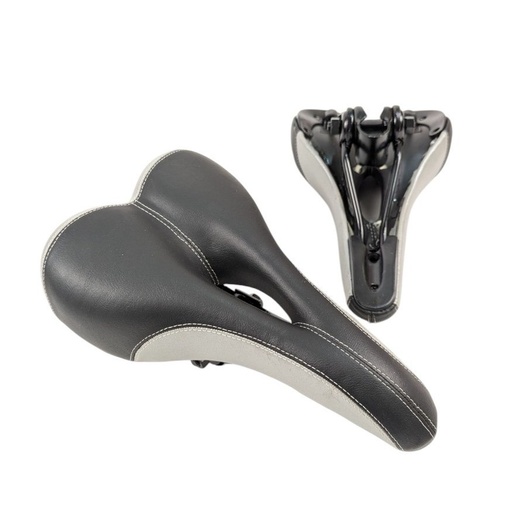 [059-19] Сідло мтв №7099 з отвором, чорно-сіре