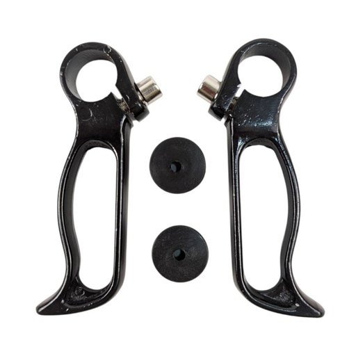 [085-09] Роги руля алюміній (01-04) короткі чорні