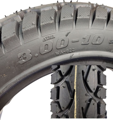 [178-052] Мотошина "10"  3.00-10  WA-622  АНТИПРОКОЛ , безкамерна TL