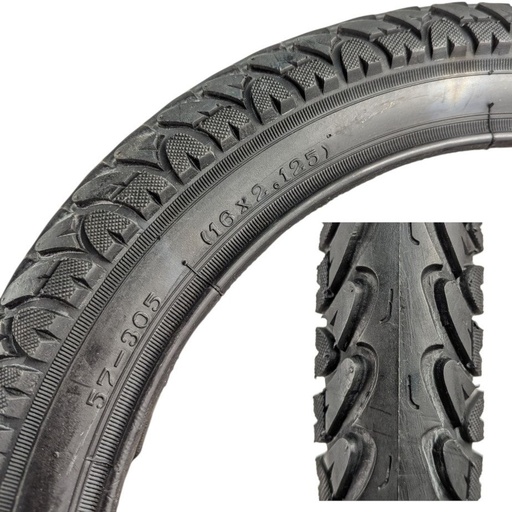 [169-582] Покришка 16x2.125  Vee Rubber (C-001/002) для електровелосипеда, TT