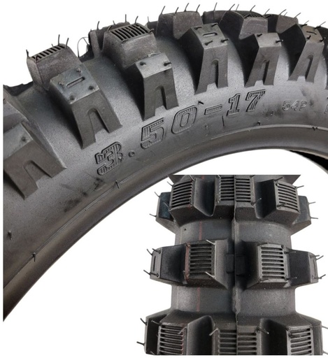 [184-446] Мотошина "17"  3.50-17  YX-944 шипована  Cross