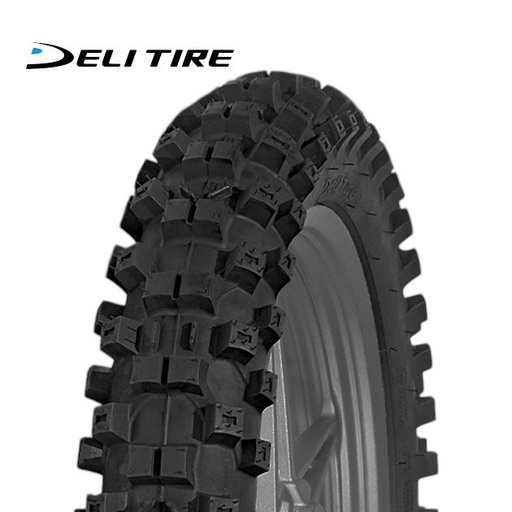 [185-514] Мотошина "18"  100/100-18  DELI TIRE Індонезія  SB-114R  шипована, камерна TT