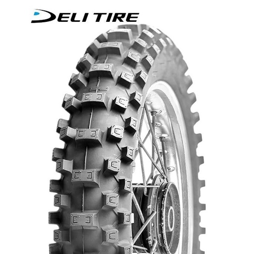 [185-516] Мотошина "18"  100/100-18  DELI TIRE Індонезія  SB-156  MAXI GRIP  шипована, камерна TT
