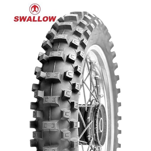 [185-526] Мотошина "18"  110/100-18  SWALLOW  Індонезія SB-156 MAXI GRIP, шипована, камерна TT 