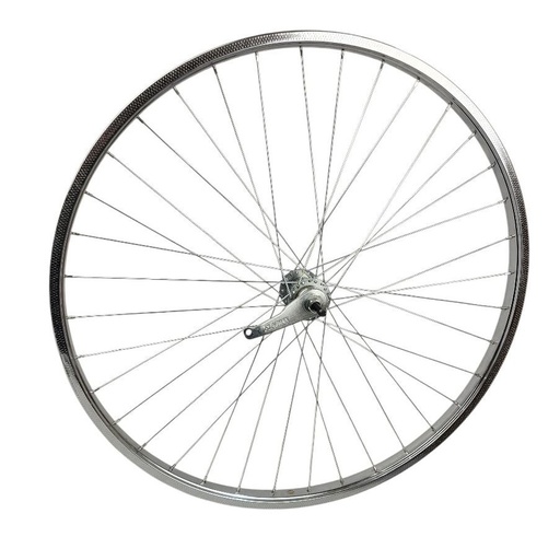 [015-25] Колесо 28 заднє, обід НІКЕЛЬ, спиця 2мм, вт. Falcon + к-т 