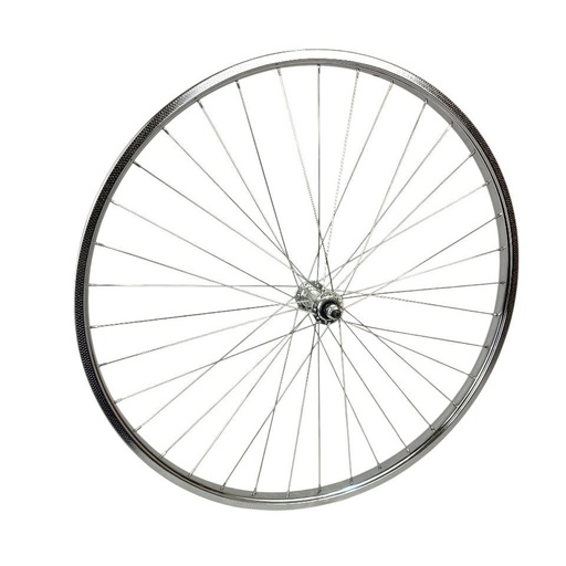 [015-28] Колесо 28 перед, обід НІКЕЛЬ, спиця 2мм, втулка AL на промах