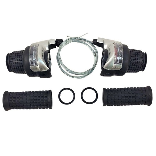 [116-55] Грипшифт типу shimano (К36-А з вікном) 3+7 швидкостей