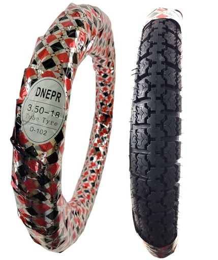 [185-441] Мотошина "18"  3.50-18  DNEPR/KAMA K-102, камерна TT
