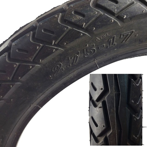 [184-134] Мотошина "17"  2.75-17  HDM-008/ YDS напівшип, камерна TT