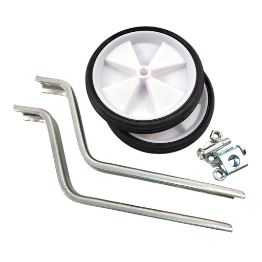 [128-38] Бокові дитячі колеса (Ø 12-20) пластмасові (AFT-117) білі