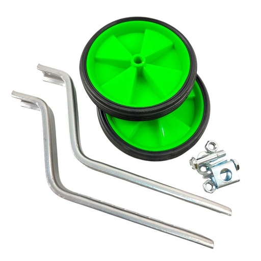 [128-39] Бокові дитячі колеса (Ø 12-20) пластмасові (AFT-117) зелені