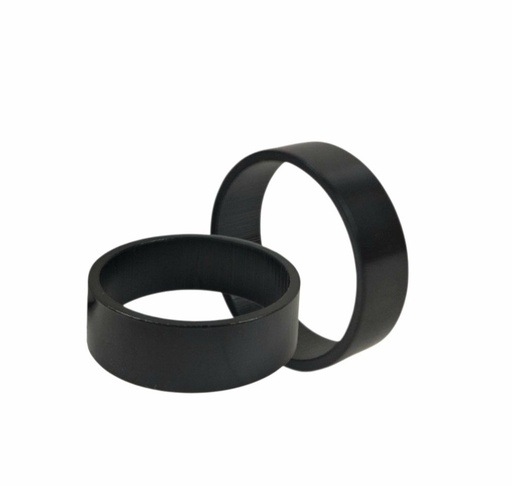 [076-38] Спейсер (кільце проставочне штоку вилки) алюміній 10 мм чорний 