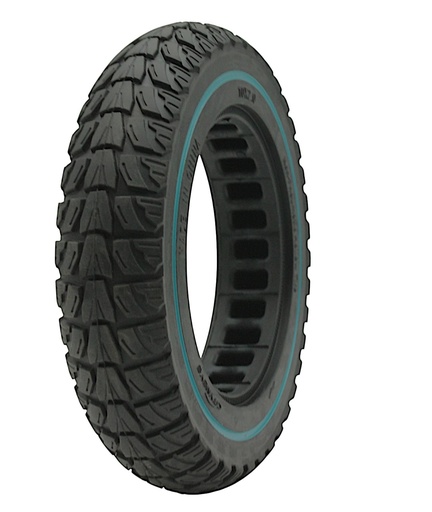 [163-59] Покришка 10-2.0 CITYNEYE (внутрішні соти) для ел.самоката, безкамерна (Ø155 - 37мм) лита (187), з блакитною полосою