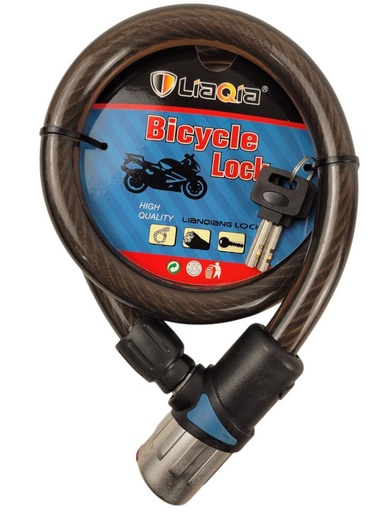 [044-35] Велозамок на ключ LQ:122  Ø-22мм H-1000мм