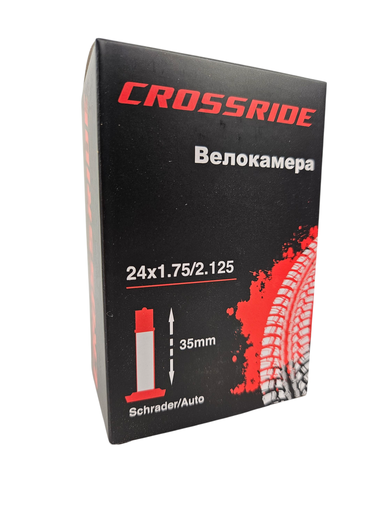 [148-03] Камера 24x1.75/2.125 CROSSRIDE  AV 35mm