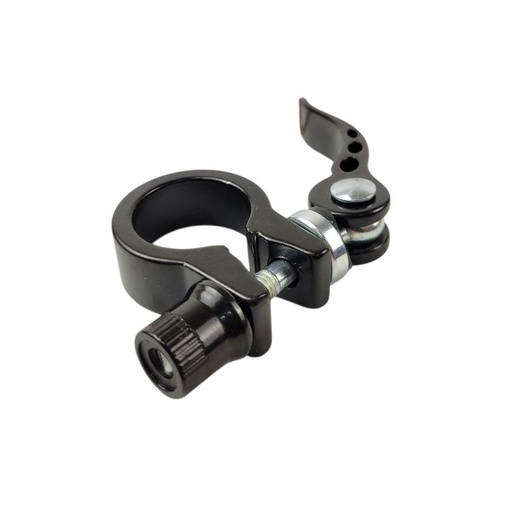 [064-30] Хомут з ексцентриком труби сідла Ø28.6 мм алюміній, чорний