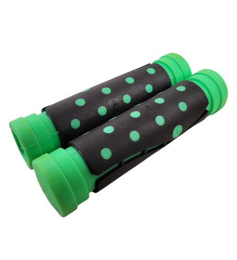 [082-39] Гріпси гумові "горох" чорно-зелені