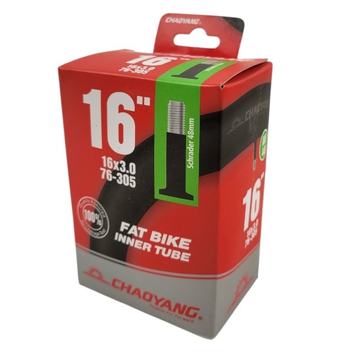 [168-40] Камера 16х3.00 CHAOYANG (для ел.велосипеда) AV 48mm