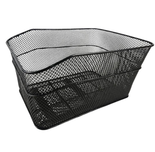 [072-28] Кошик металевий СІТОЧКА на багажник чорний