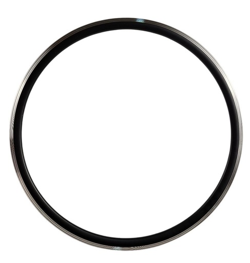 [037-86] Обід  29" AL подвійний О чорний 36H з проточкою під V-brake (без бренду)