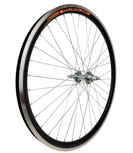 [012-584] Колесо 26 заднє, обід О GUANJIN 2-ний , втулка М на віночках, диск різьба