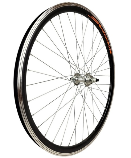 [012-592] Колесо 26 перед, обід О GUANJIN 2-ний , втулка AL на віночках, диск різьба 