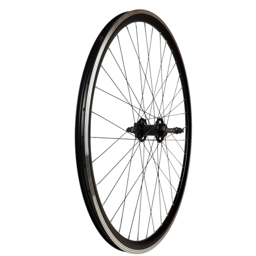 [016-019] Колесо 28 заднє, обід AL подвійний, втулка SHUNFENG під дискові гальма (6 болтів) на промах 