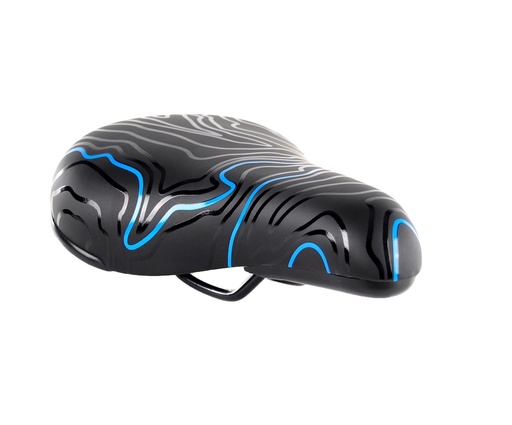 [061-043] Сідло дитяче №964  BAISIKE синя лінія (235X155) 