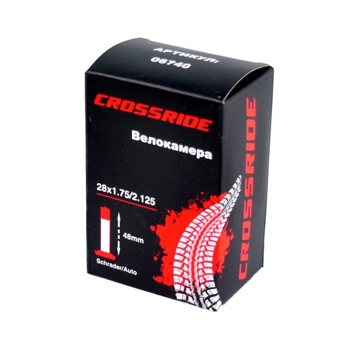 [140-41] Камера 28x1.75/2.125 CROSSRIDE AV 48mm