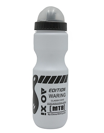 [127-422] Фляга 700ml пластмасова (AFT-114) біло-чорна
