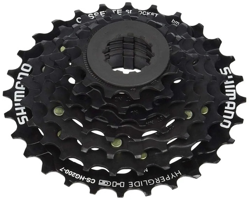 [109-17] Касета 7 швидкостей SHIMANO HG-200 чорна (12-28T) 