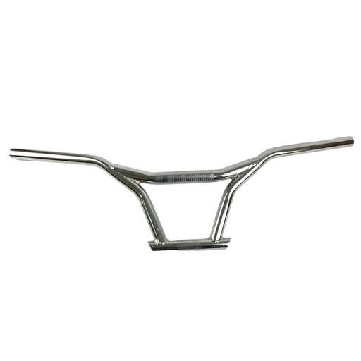 [087-32] Руль ВМХ  сталевий нікель L-700 мм , Ø 22.2 мм