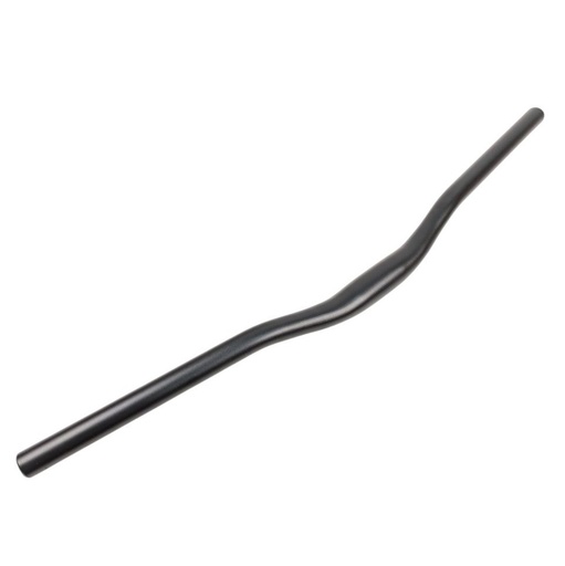 [087-26] Руль мтв алюміній "ластівка" L-680 мм, Ø22.2 х Ø 31.8 мм (HB002) чорний матовий