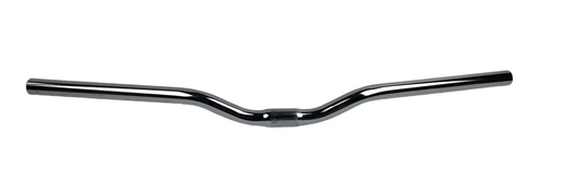 [087-14] Руль мтв сталевий "ластівка" нікель L-580 мм,  Ø 25.4 мм