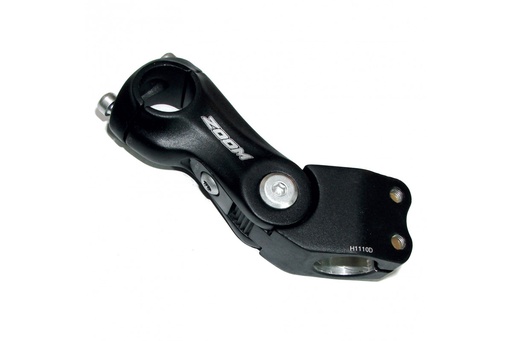 [080-58] Винос руля на безрізьбову вилку ZOOM 1111C регульован. L-100mm, Ø28.6-Ø25.4